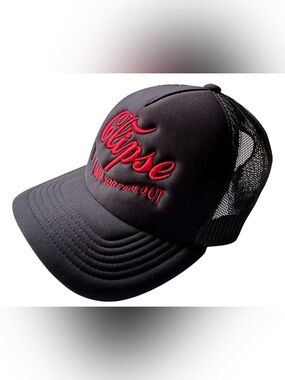 Clipse x Denim Tears Let God Sort Em Out Black Mesh Hat NWT